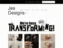 Tablet Screenshot of jesdesignsjewelry.com